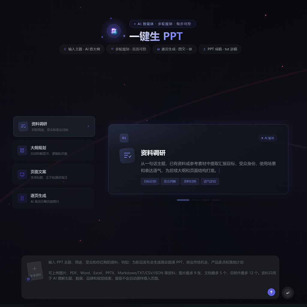 一键PPT案例
